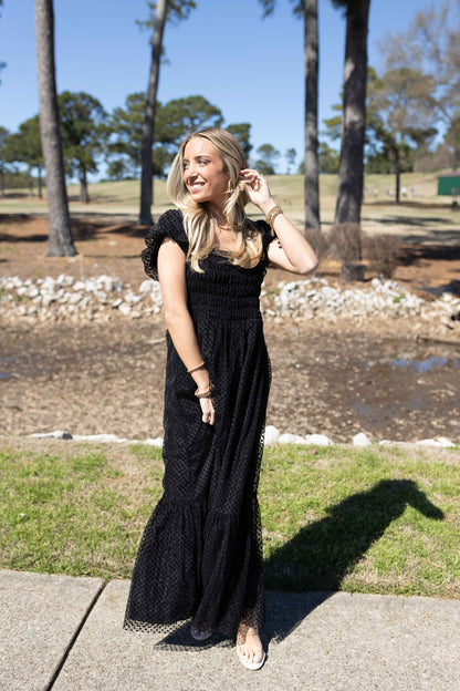 Yarah Maxi Dress - Black