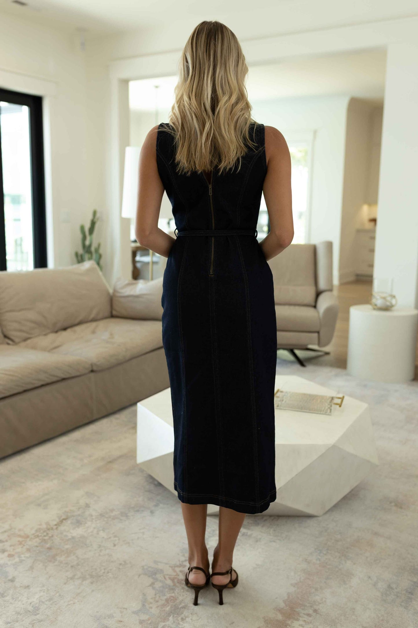 Raya Dress - Indigo