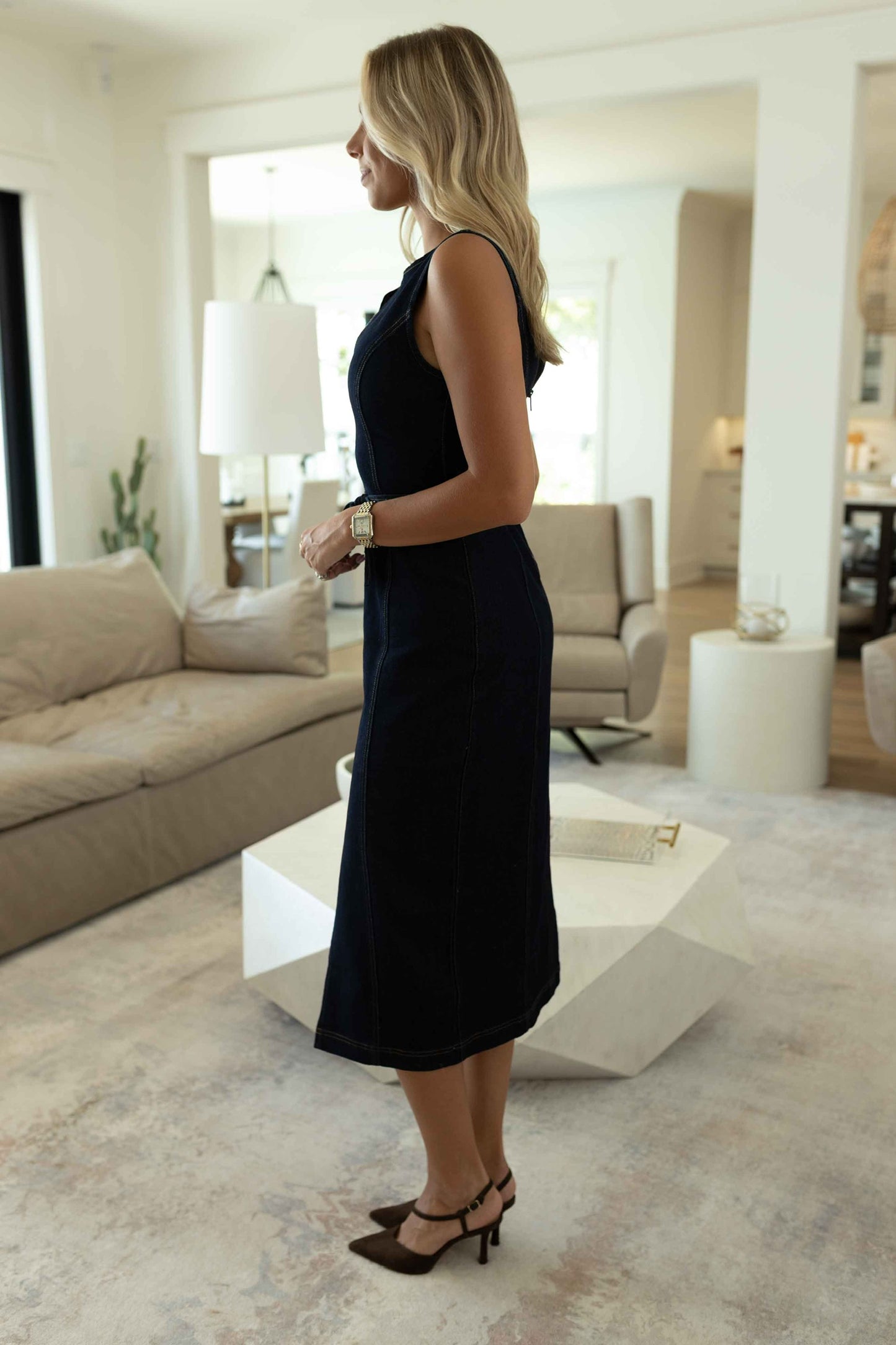 Raya Dress - Indigo