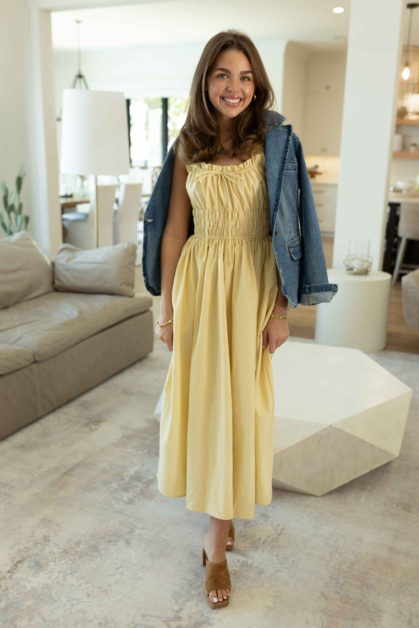 Libra Dress - Yellow