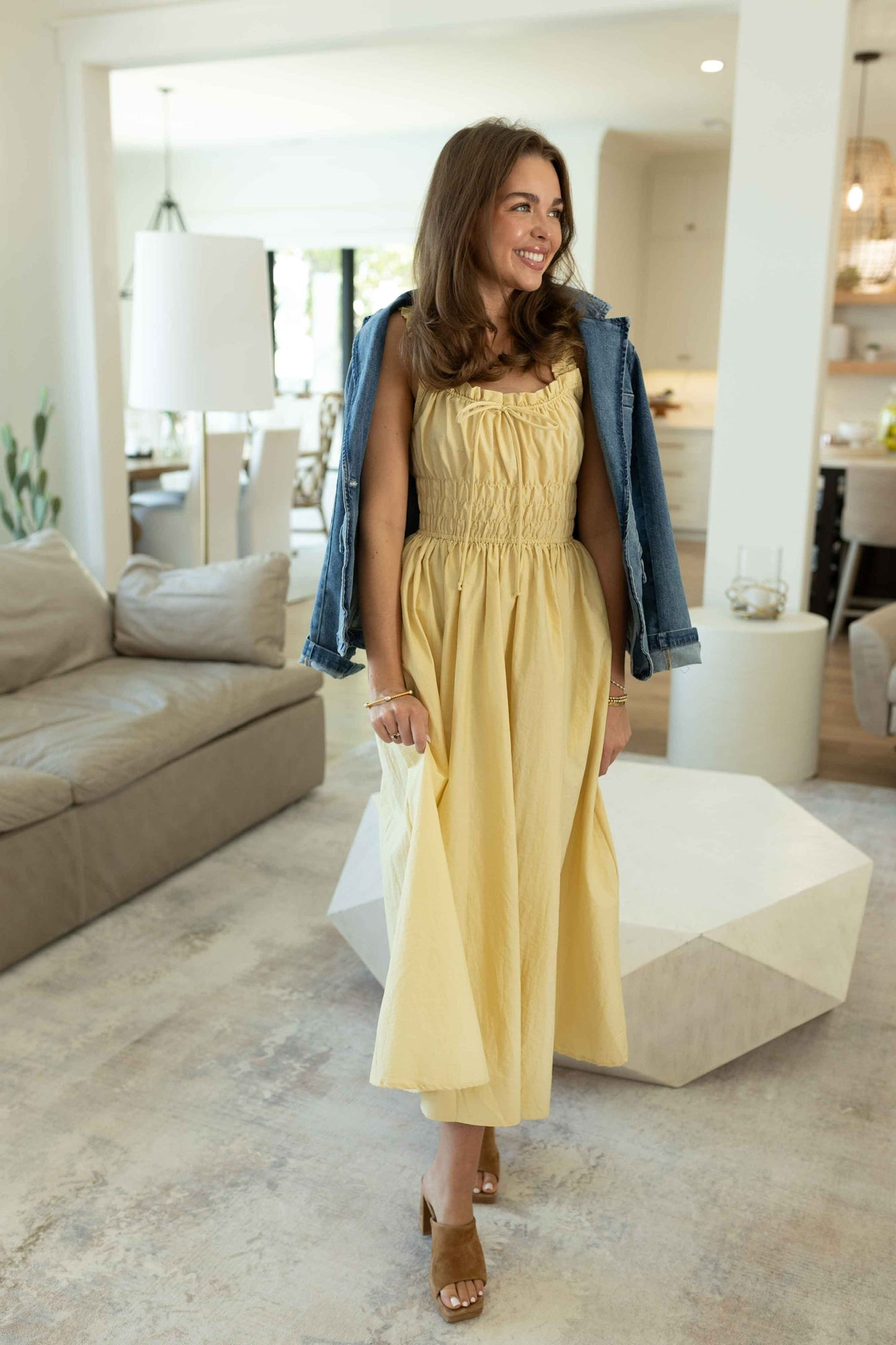 Libra Dress - Yellow