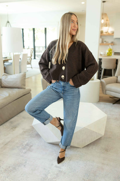 Clarice Cardigan - Brown