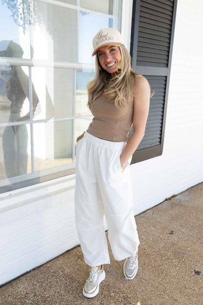 Game Day Pant - White