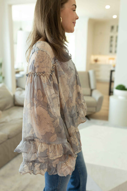 Day Dreaming Blouse - Stone Combo