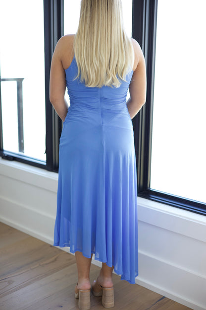 Laney Dress - Indigo Blue