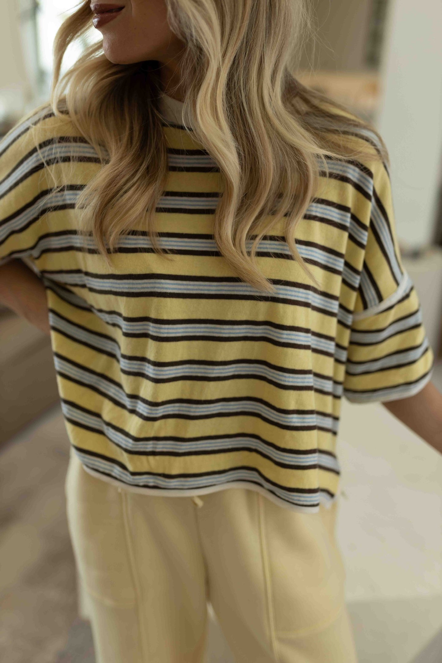 FP - Clean Rugby Tee - Yellow Combo