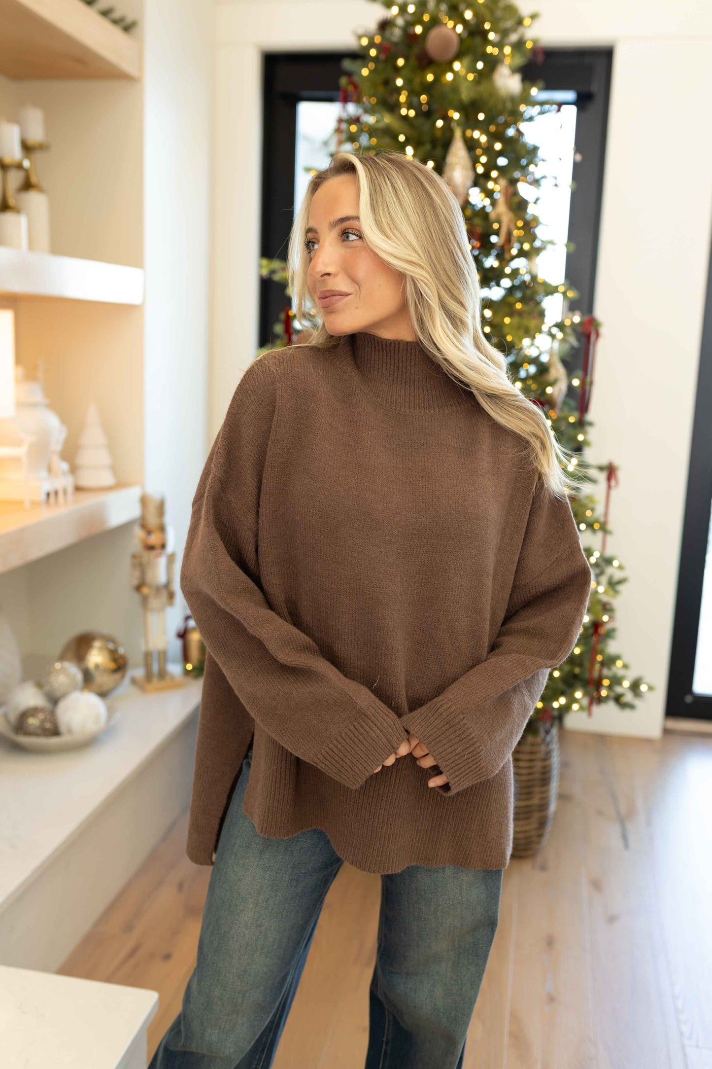 Mazzy Sweater - Chocolate Brown