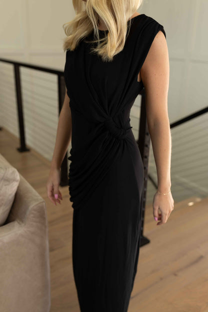MM - Sleeveless Maxi Dress - Black