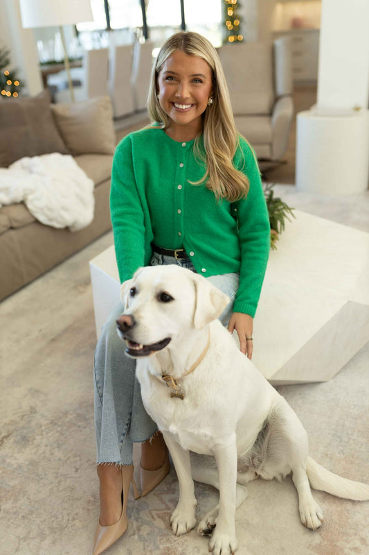 Stella Knit Cardigan - Green