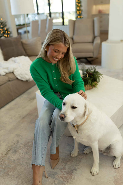 Stella Knit Cardigan - Green