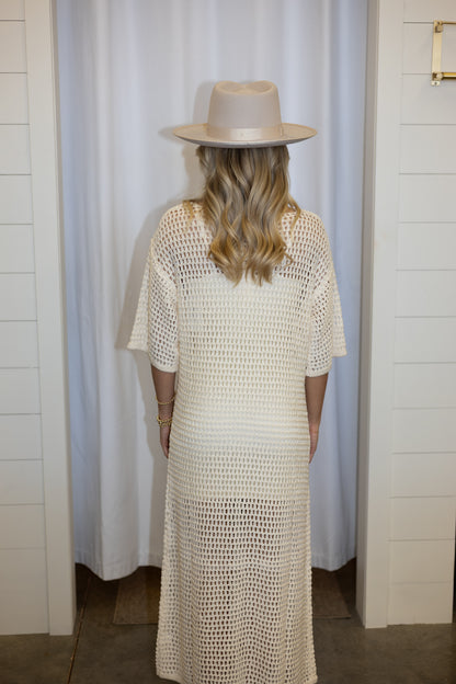 Malibu Maxi Sweater - Cream