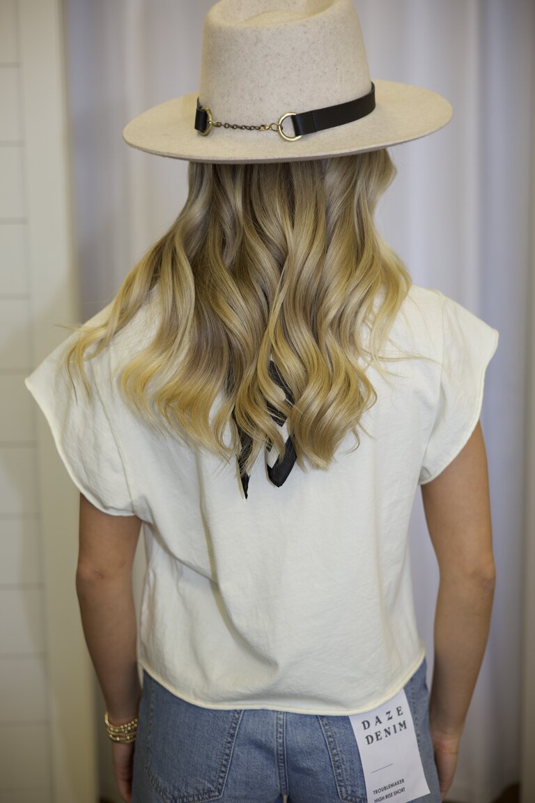 "But First, Rodeo" Crop Tee