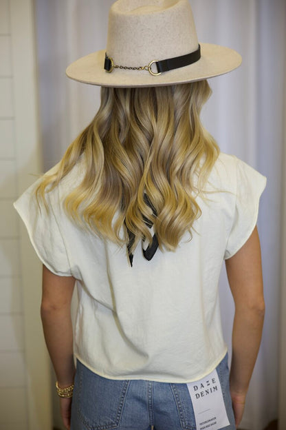 "But First, Rodeo" Crop Tee