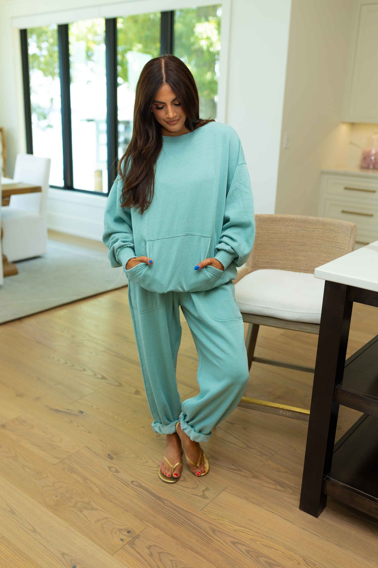 FP - Slow It Down Pullover - Aqua