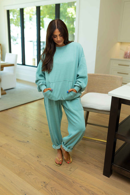 FP - Slow It Down Pullover - Aqua