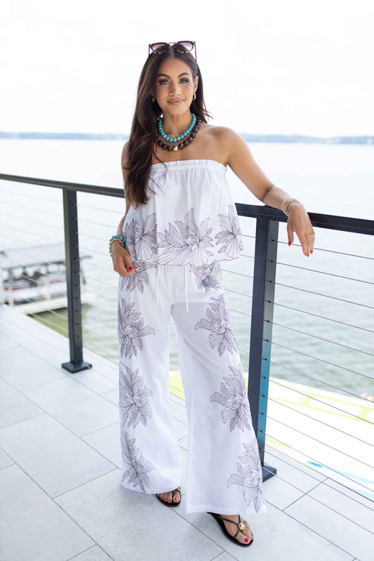 Napa White Pant Set