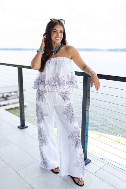 Napa White Pant Set