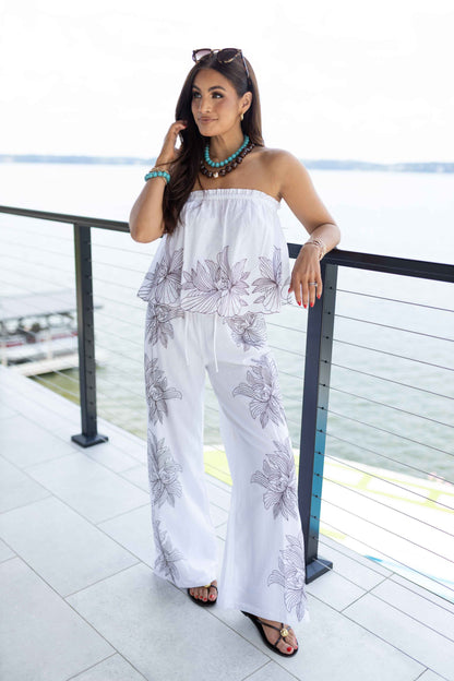 Napa White Pant Set