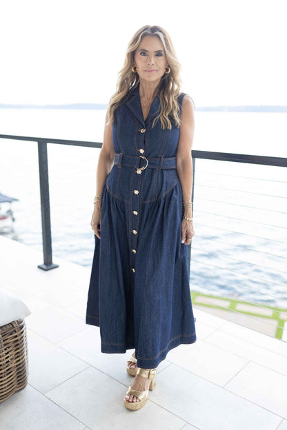Candice Denim Maxi