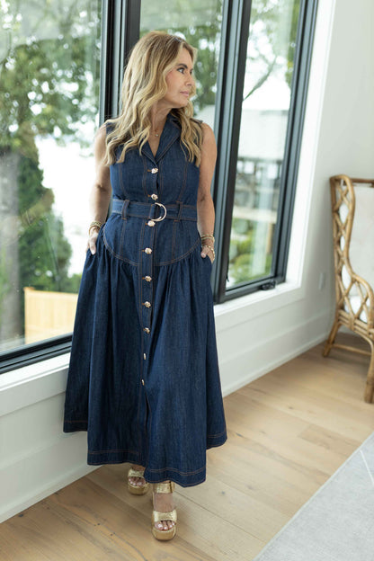 Candice Denim Maxi