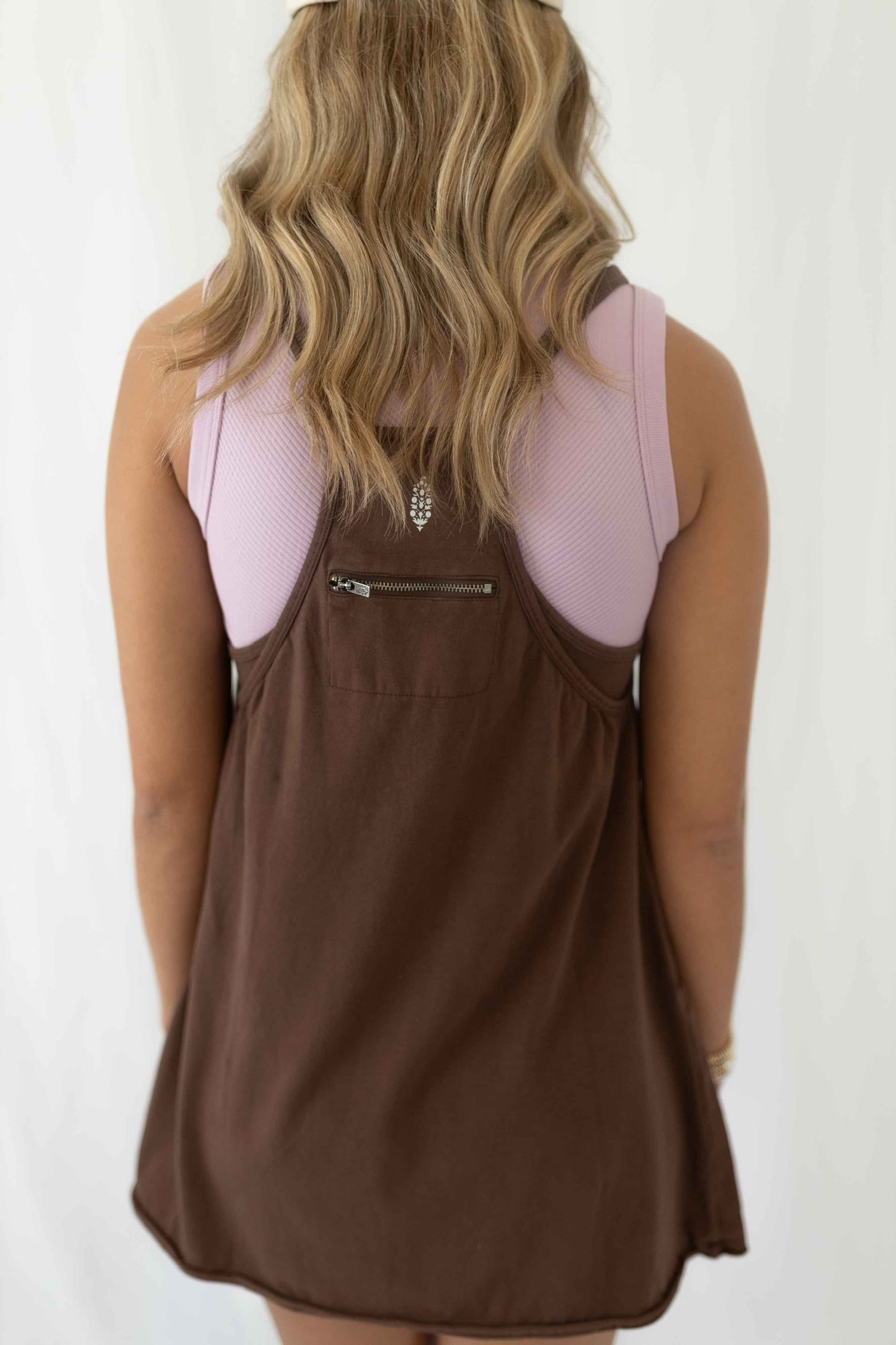 FP - Hot Shot Mini Dress- Brown