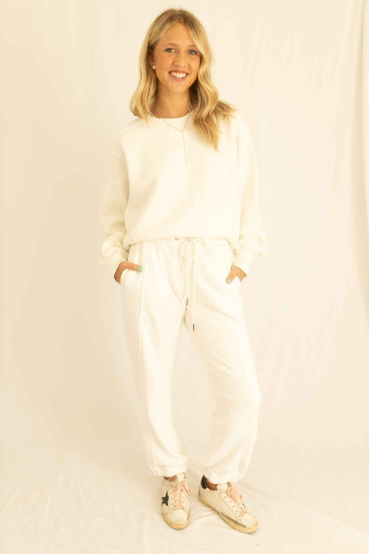 FP- Sprint to the Finish Pant- Ivory
