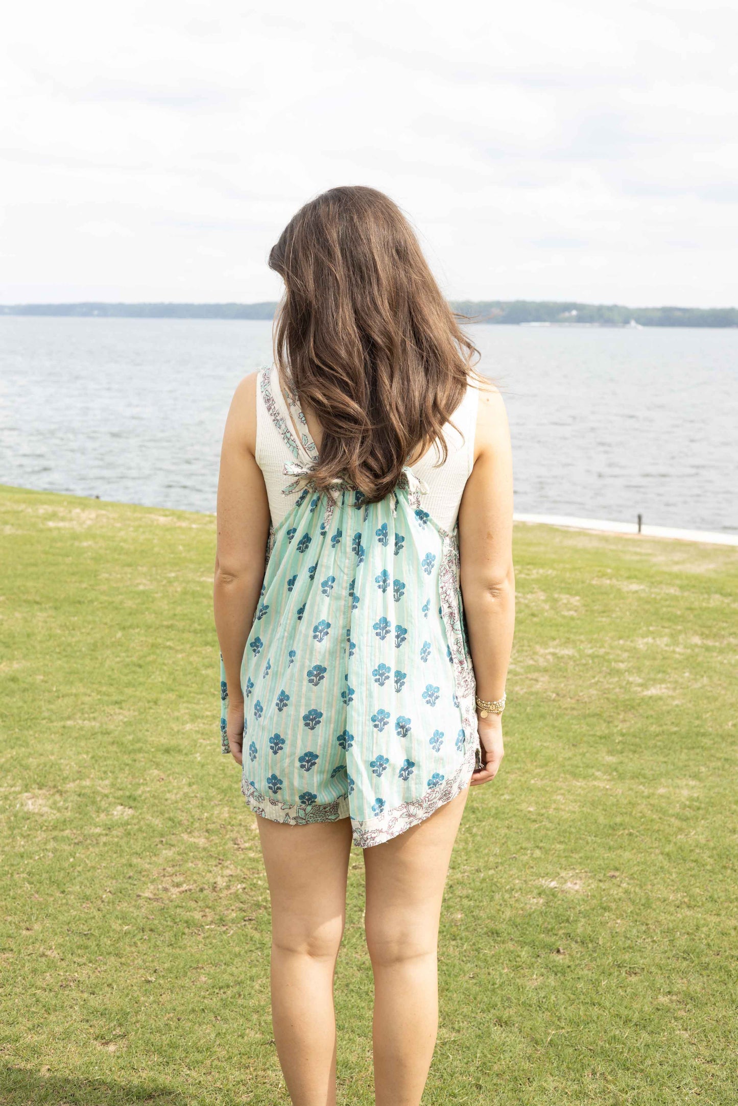 Free People Port AU Prince One Piece- Tea Combo
