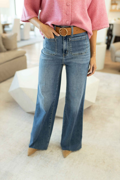 Far Out High Rise Wide Leg - Vintage City