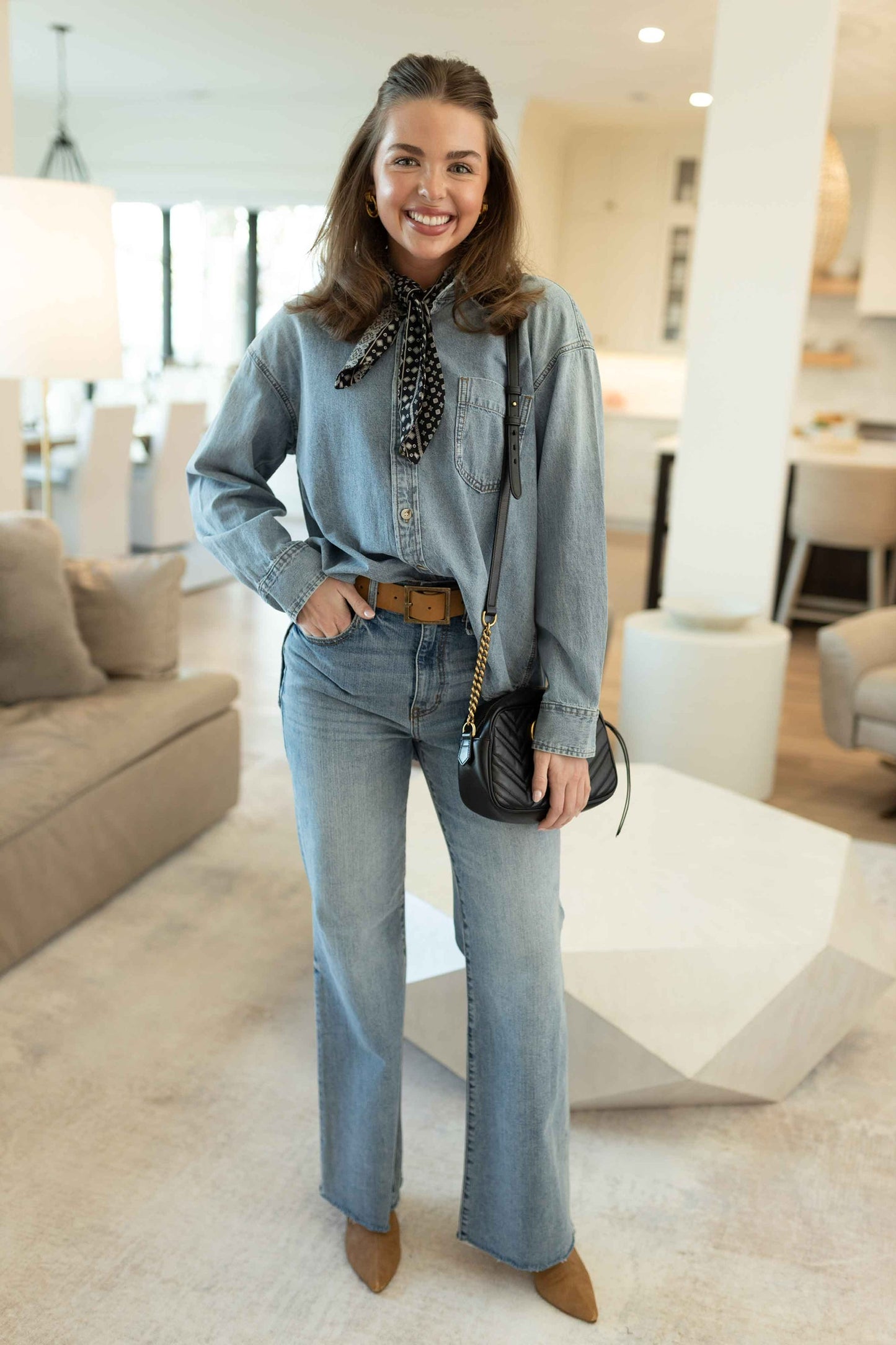 Harley Denim Button Down