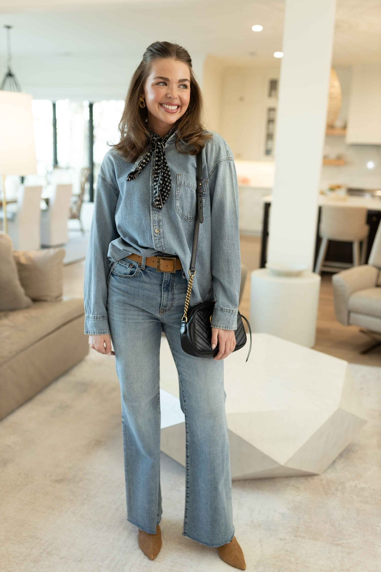 Harley Denim Button Down