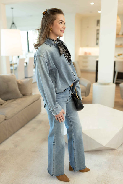 Harley Denim Button Down