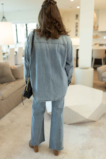 Harley Denim Button Down