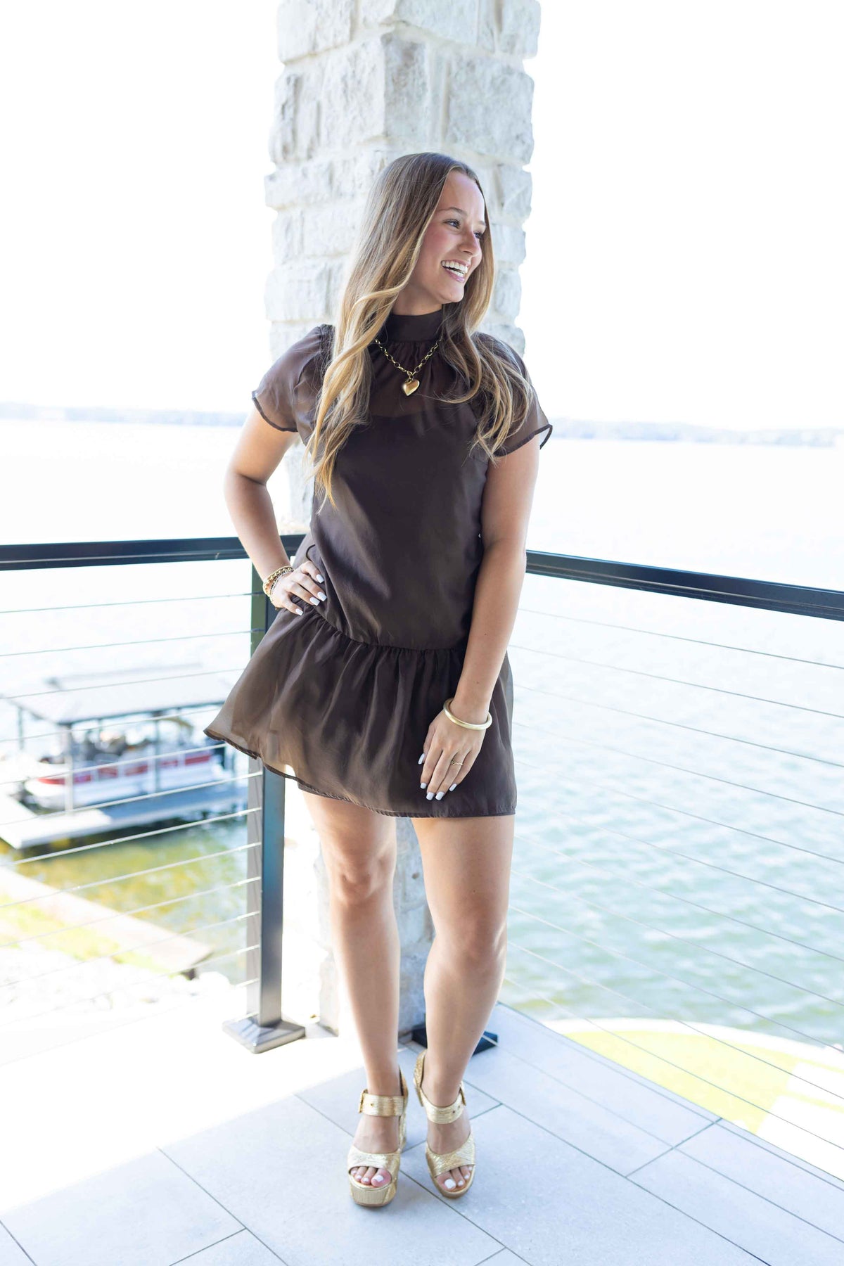 Mocha Mini Dress