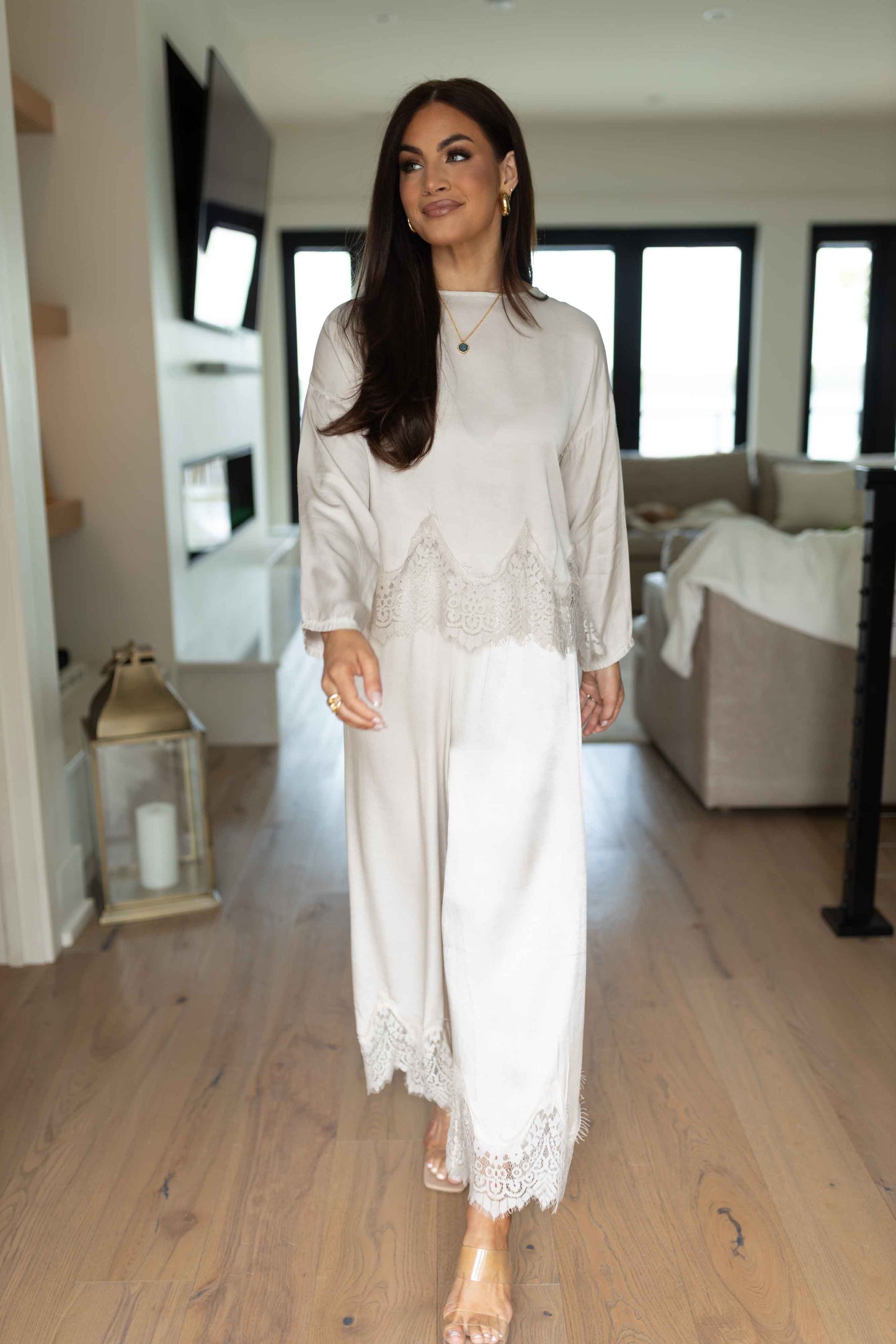 MM - Lace Culotte Pants