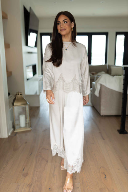 MM - Lace Culotte Pants