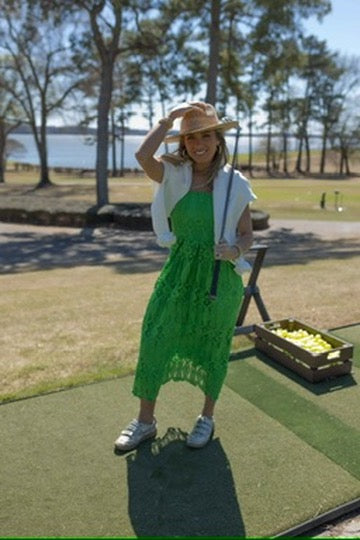 Alexis Green Midi Dress