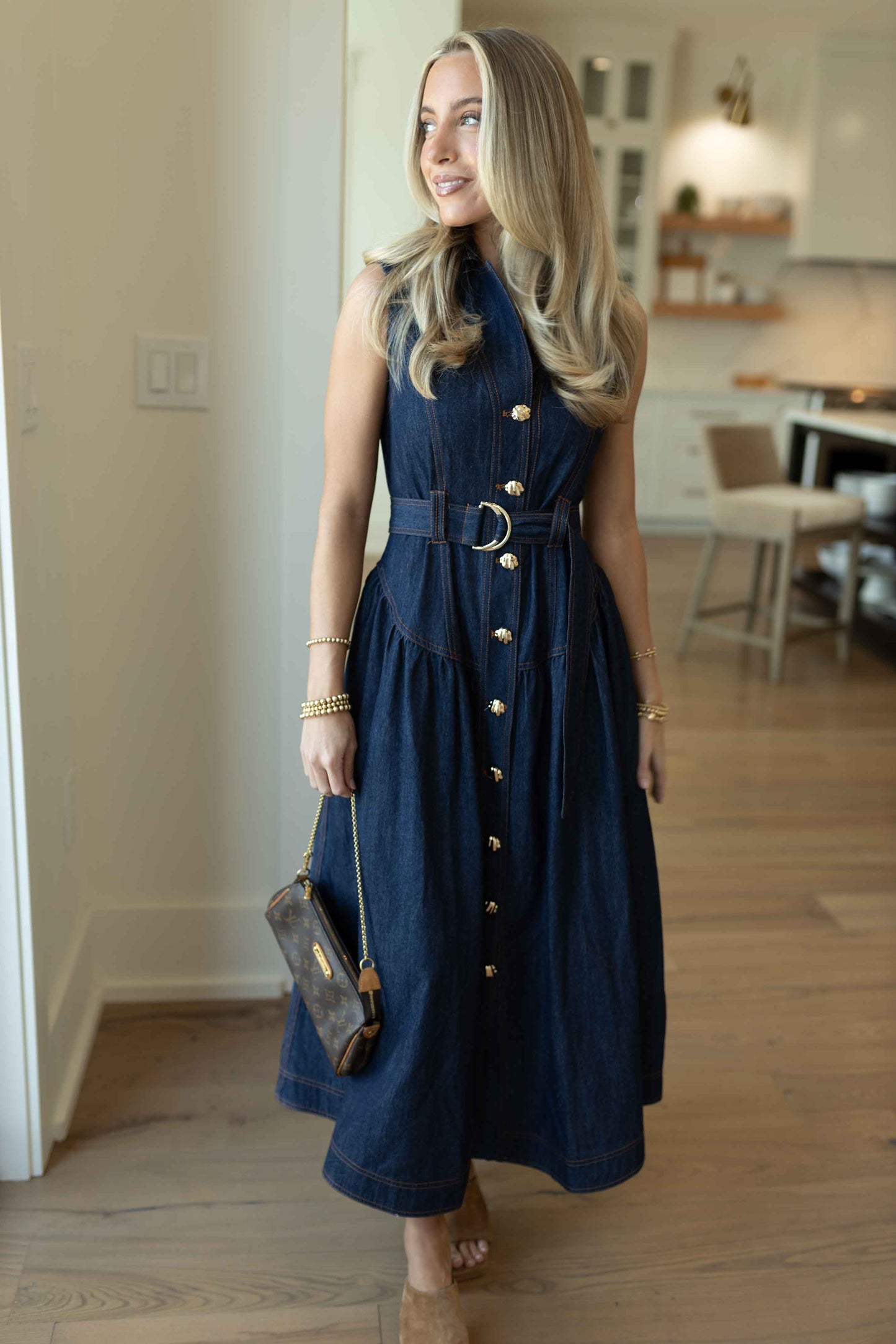 Candice Denim Maxi