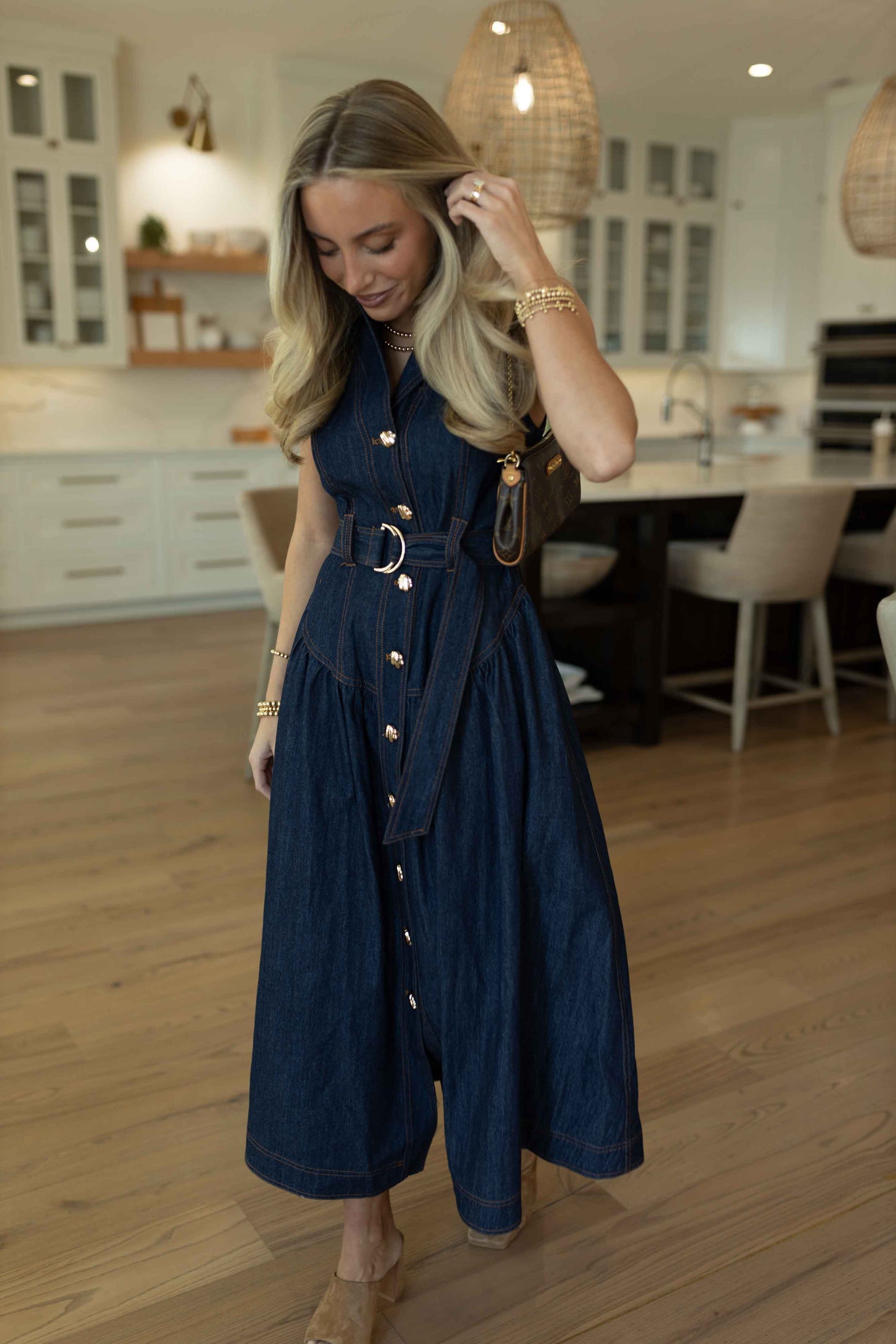 Candice Denim Maxi