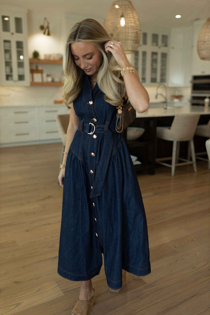 Candice Denim Maxi