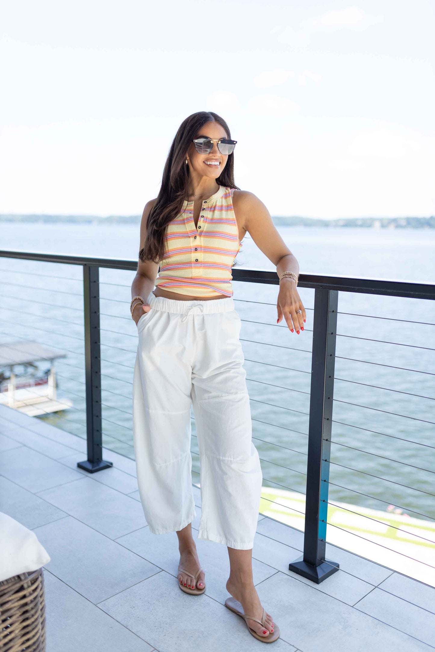 Game Day Pant - White