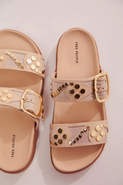 Free People - Revelry Studded Sandal - Plaster