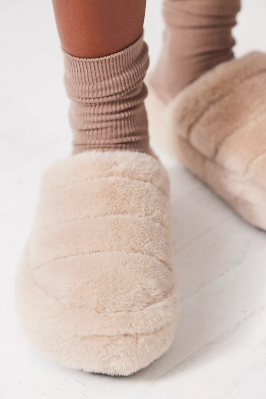 FP - It's A Vibe Platform Slippers - Polar Bear