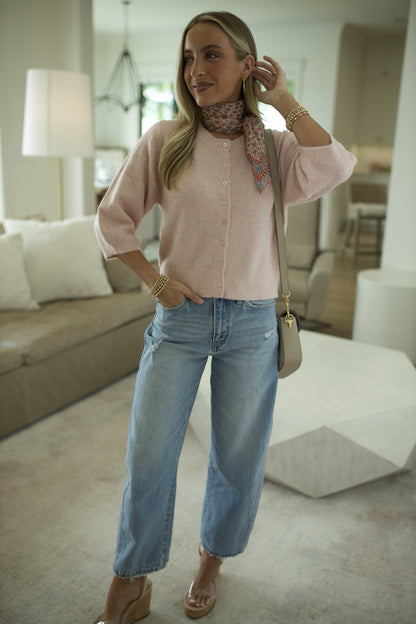 Valor Cardigan - Soft Blush