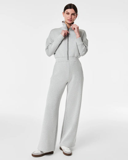 SPANX - AirEssentials Long Sleeve Wide Leg Jumpsuit