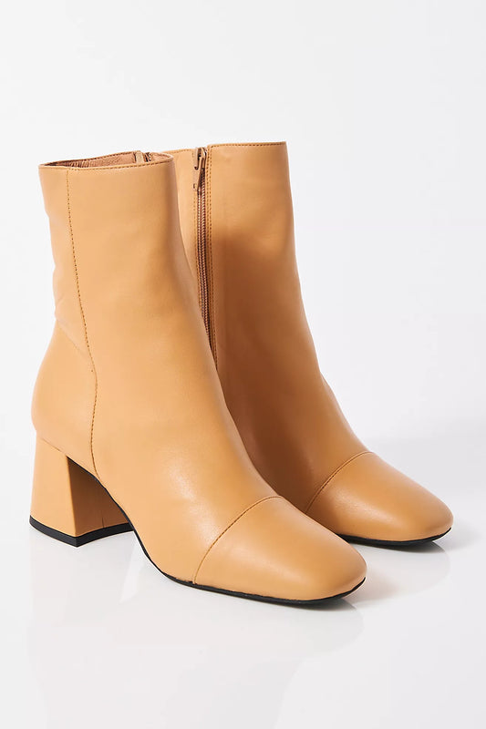 FP - Wisteria Ankle Boots - Camel Leather