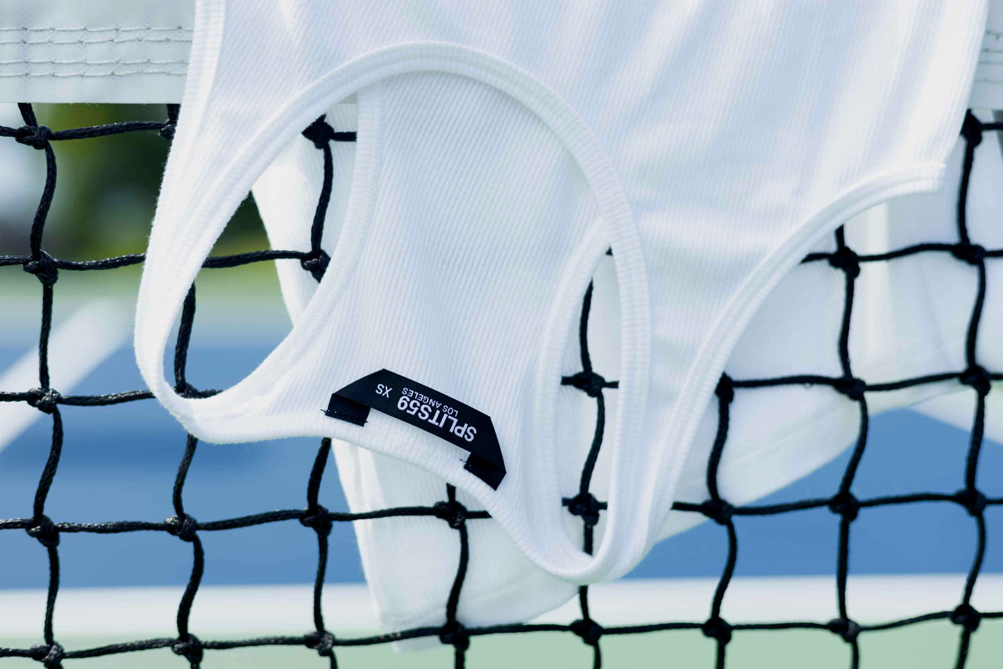 Splits59 - Ashby Rib Crop - White