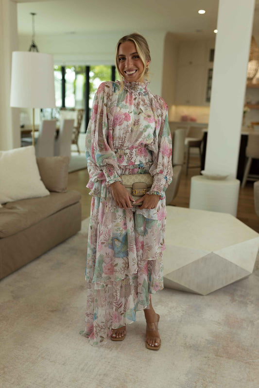 Orchid - Heron Ivory Dress