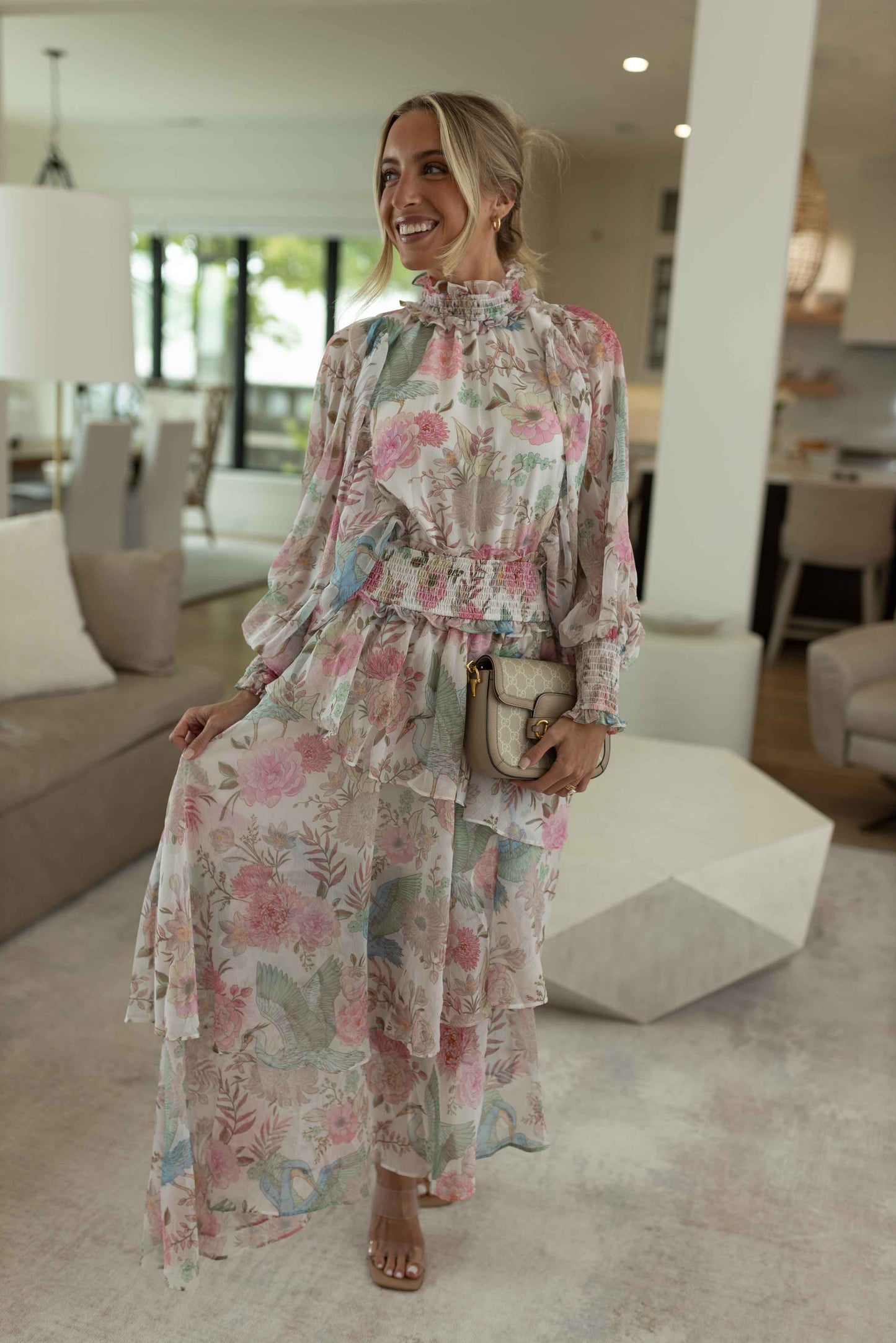 Orchid - Heron Ivory Dress