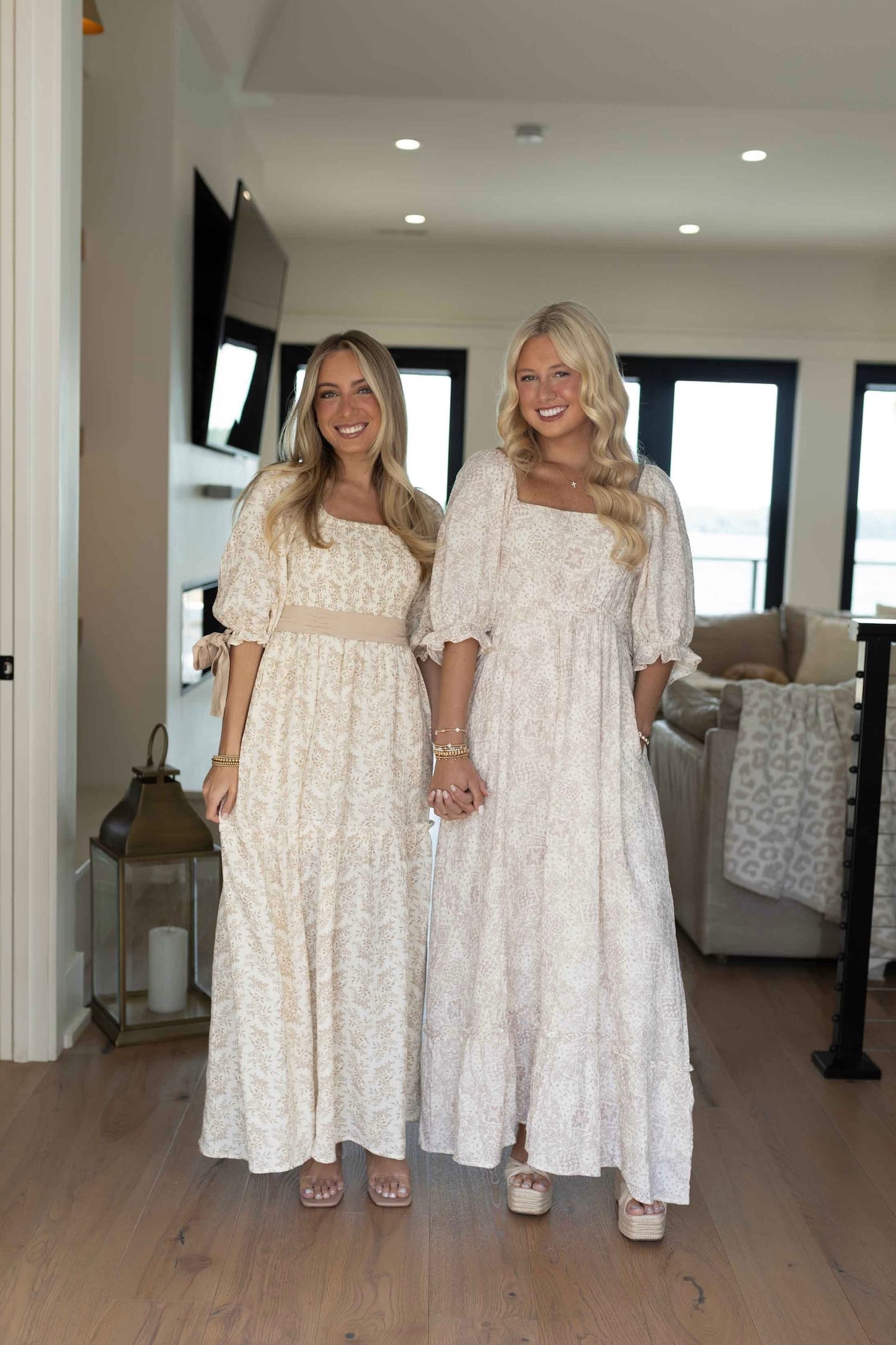 Pheobe Maxi Dress - Natural Floral