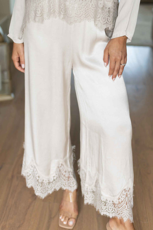 MM - Lace Culotte Pants